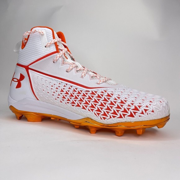 Under Armour Mens Hammer MC Orange White Football Cleats Size 13.5D 3022836-117 main image 7